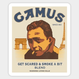 Albert Camus Smoke a Bit Blend Sticker